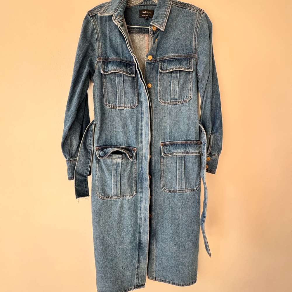 Denim Longline Jacket